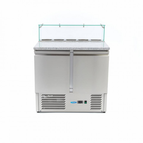 MAXIMA TABLE GLASS 2 pizza pult