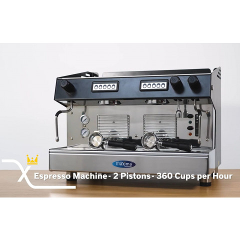 MAXIMA Espresso kávovar - 2 pákový - 360 šálků/hod