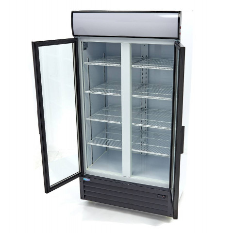 MAXIMA Display prosklená barová chladící skříň, 800 litr