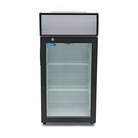 MAXIMA Display prosklená barová chladící skříň, 80 l