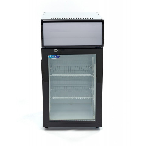 MAXIMA Display prosklená barová chladící skříň, 50 l