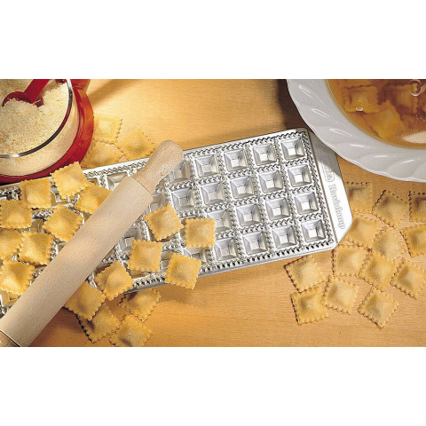 IMPERIA Ravioli da brodo forma na ravioli s válcem na těsto - 44 dělení