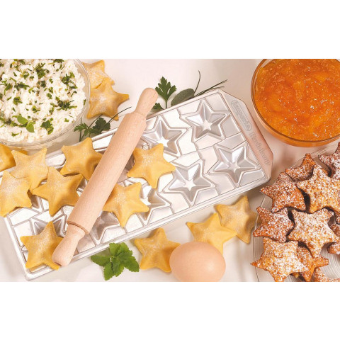 IMPERIA Ravioli stelline forma na ravioli s válcem na těsto - 10 dělení