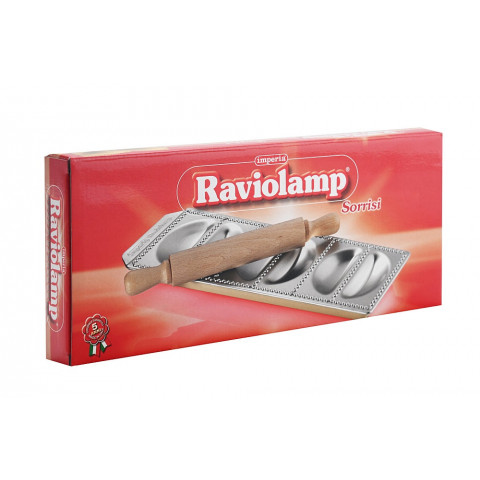 IMPERIA Panzerotti sorrisi forma na ravioli s válcem na těsto - 6 dělení