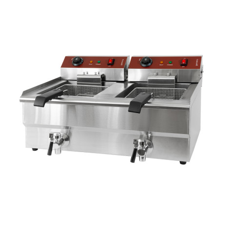 GAMMO 16+16 litrová elektrická fritéza 5+5 kW