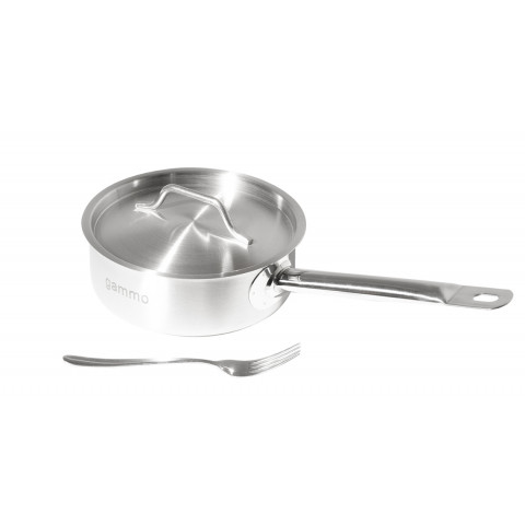 GAMMO hrnec s rukojetí a poklicí 1.6 litru 18x6 cm