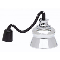 HORECATECH ohřívací lampa 23cm - stříbrná