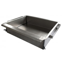 Pekáč na langoše s vypouštěcím ventilom - pro 3 hořáky - ocelový