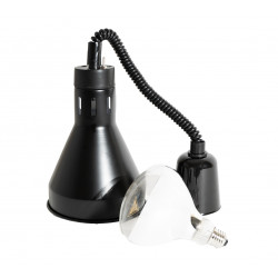 GAMMO ohřívací lampa 18cm - černá