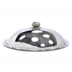 MAXIMA víko z nerezové oceli pro indukční wok pánev 36cm - S ESTETICKOU VADOU