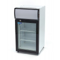 MAXIMA Display prosklená barová chladící skříň, 50 l