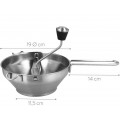 GAMMO ruční pasírovač se 3 vložkami - 190 mm