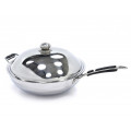 MAXIMA víko z nerezové oceli pro indukční wok pánev 36cm - S ESTETICKOU VADOU